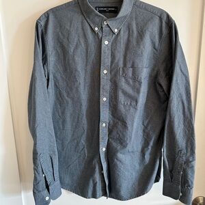 Everlane blue-gray chambray button-down shirt